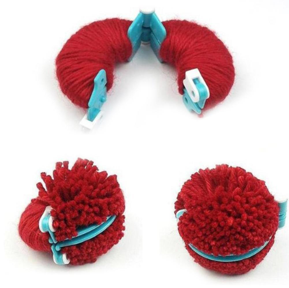 Pom Pom Maker Tool - 8 قطع أدوات صنع كرات الصوف،