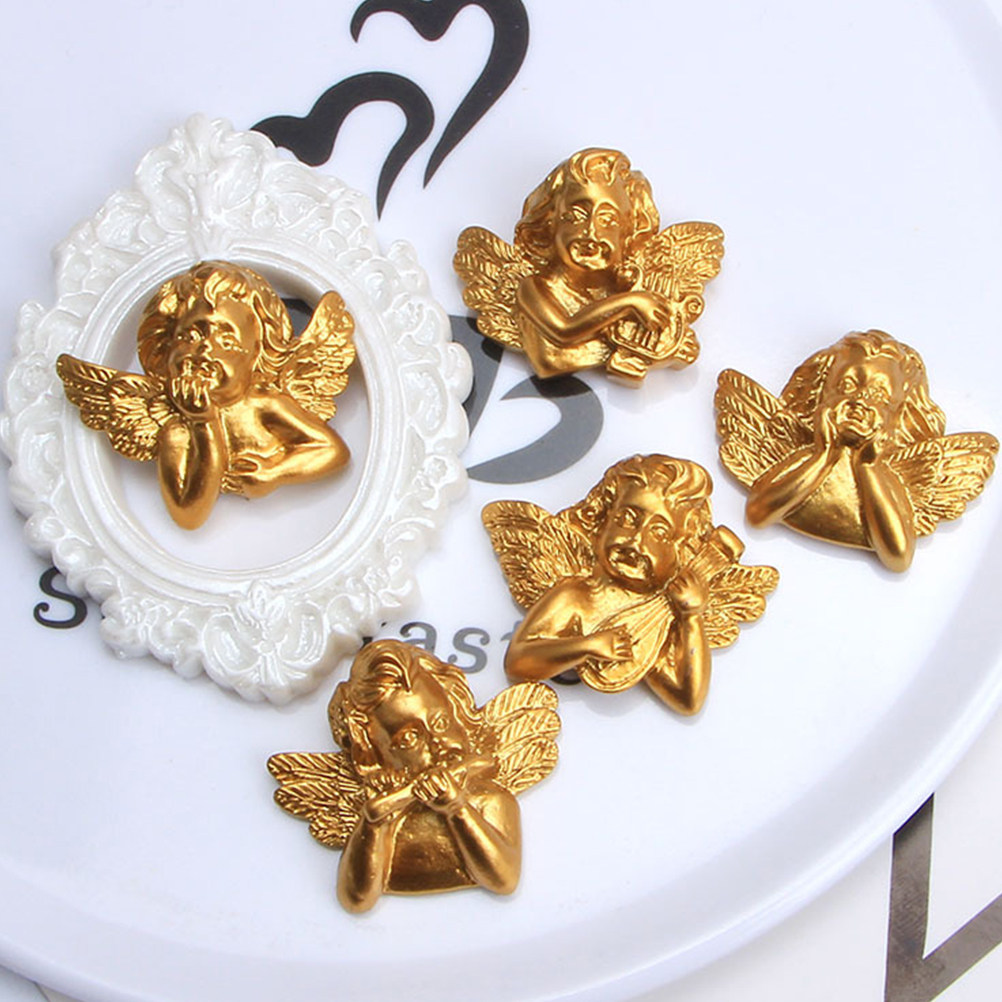 Craft Embellishment - 15 قطعة من إكسسوارات الملائكة المصنوعة