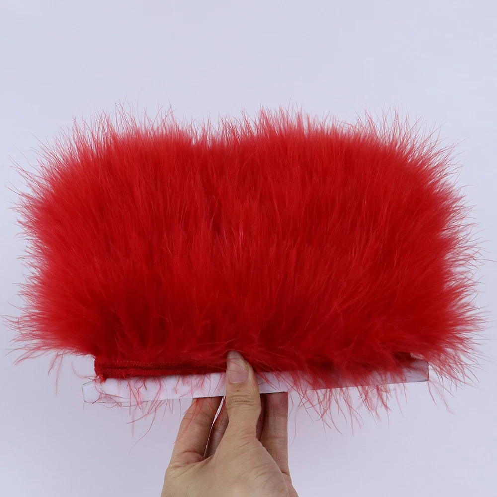 Feather Trim Marabou - 1 متر لينة تركيا ريشة تقليم