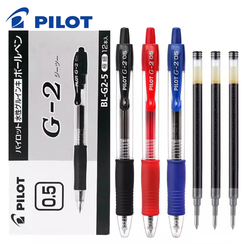 Pilot Pen G2 - 6 قطع أقلام جل يابانية من