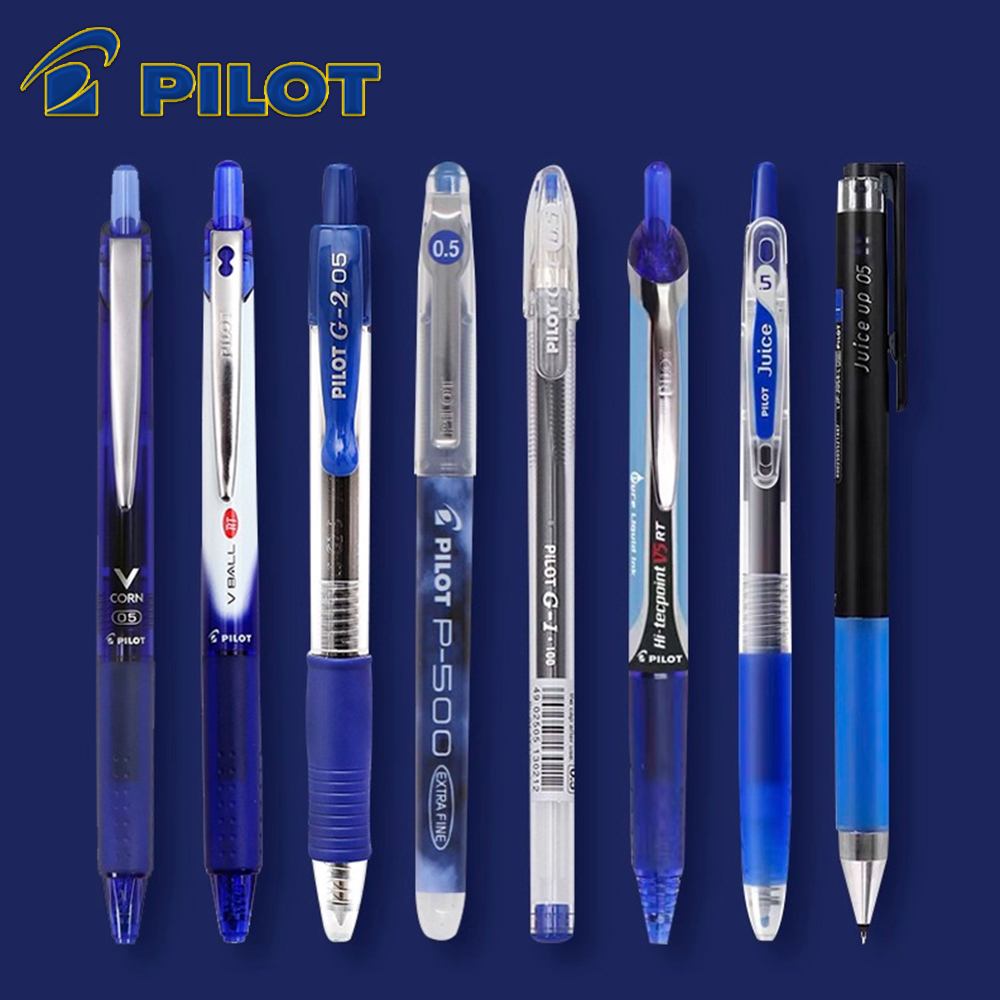 Pilot Pen G2 - اليابان الطيار الأزرق هلام القلم جمع
