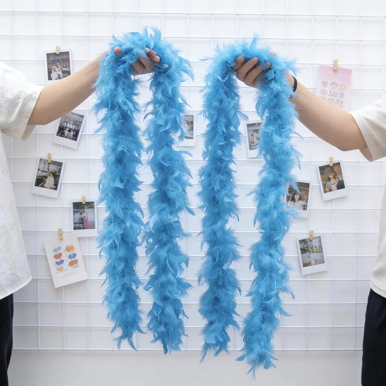 Feather Trim Marabou - ريش مارابو تركي بطول 2 متر،