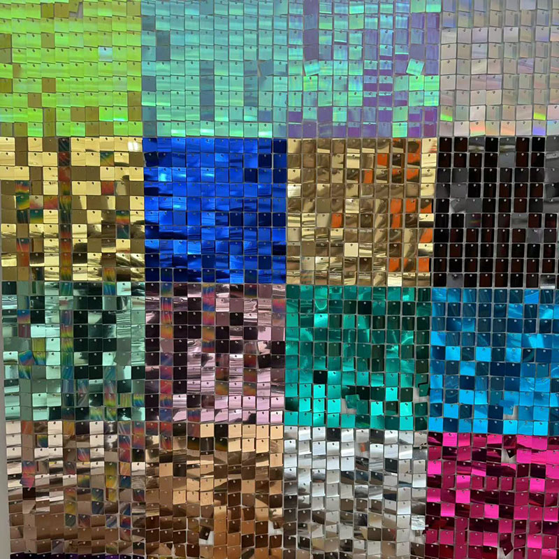 Sequin Fabric Panel - 6/12/24/25/26/27 قطعة لامع جدار الخلفيات 33