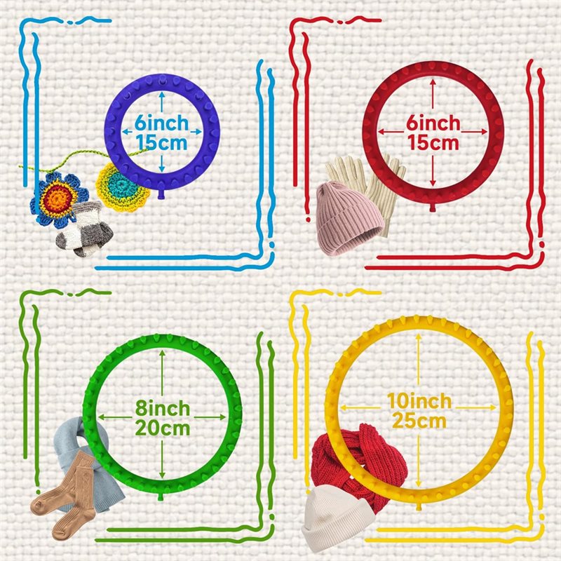 Pom Pom Maker Tool - 【أدوات يدوية الصنع】طقم نول حياكة للقبعات