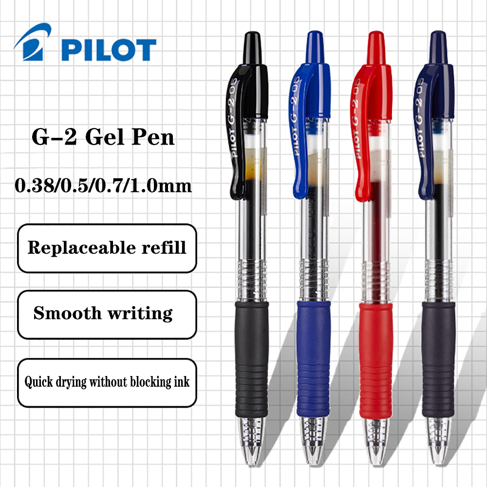 1 قطعة اليابان الطيار هلام الق - مراجعة Pilot Pen G2 وسعره