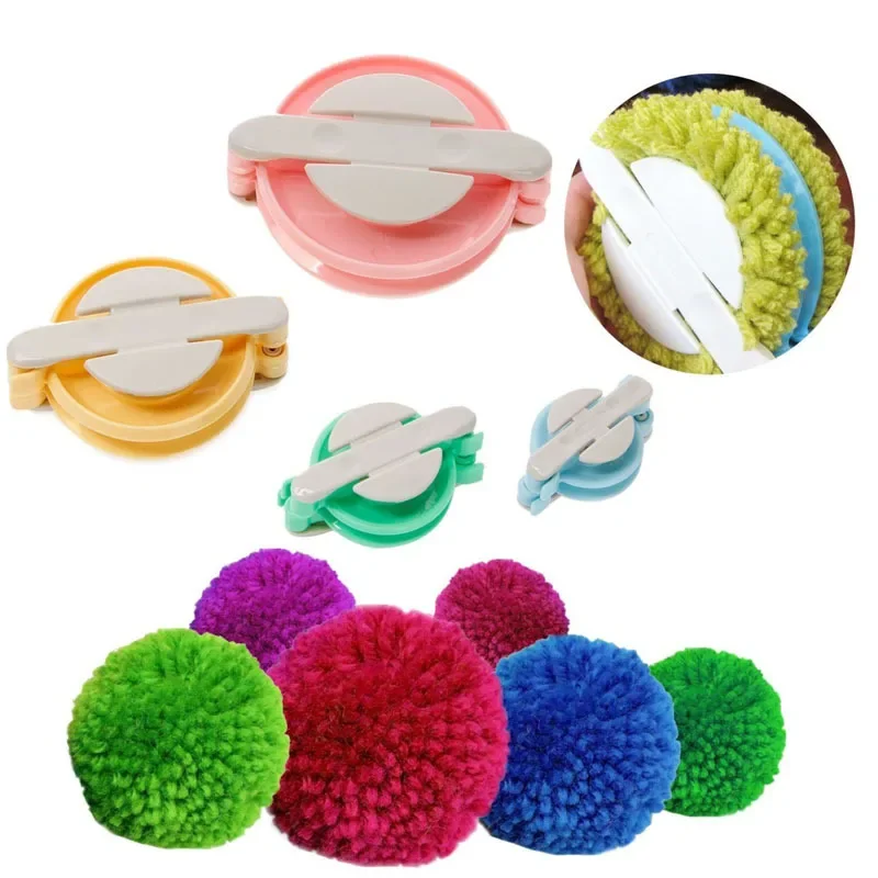 أدوات صنع كرات الصوف بأربعة أح - مراجعة Pom Pom Maker Tool وسعره