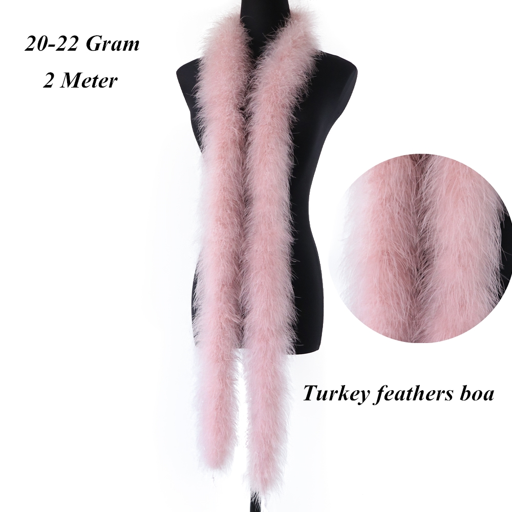 20-22 جرام، 2 متر، شريط ريش ما - مراجعة Feather Trim Marabou وسعره