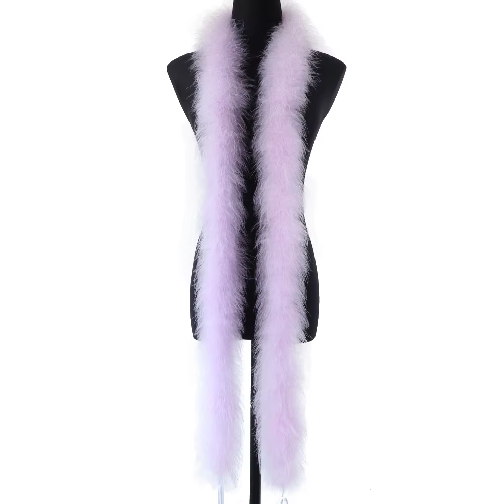 20-22 جرام، 2 متر، شريط ريش ما - مراجعة Feather Trim Marabou وسعره
