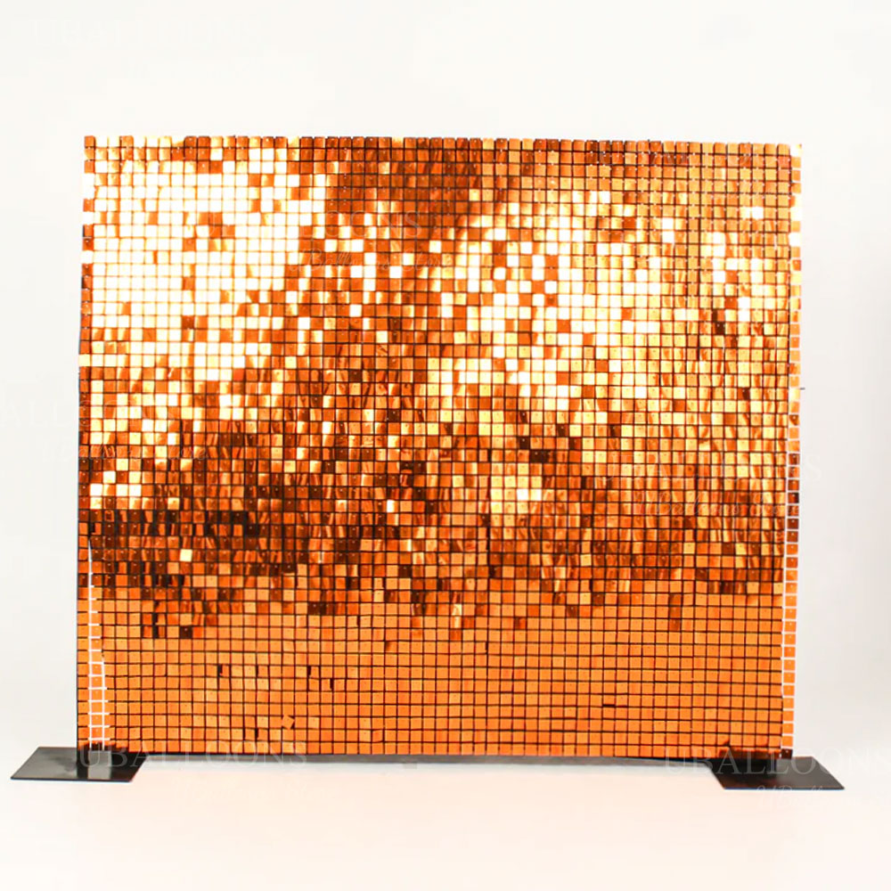 مشرق البرتقال لامع جدار خلفية  - مراجعة Sequin Fabric Panel وسعره