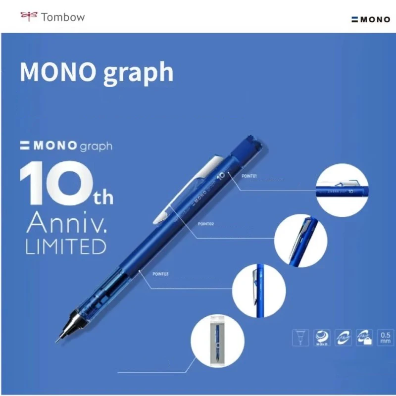 JapanTombow 10th Anniversary L - مراجعة Staedtler Pencil Lumocolor وسعره