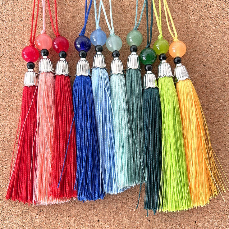 5/10/20 قطعة شراشيب حريرية ناع - مراجعة Beaded Trim Fringe وسعره