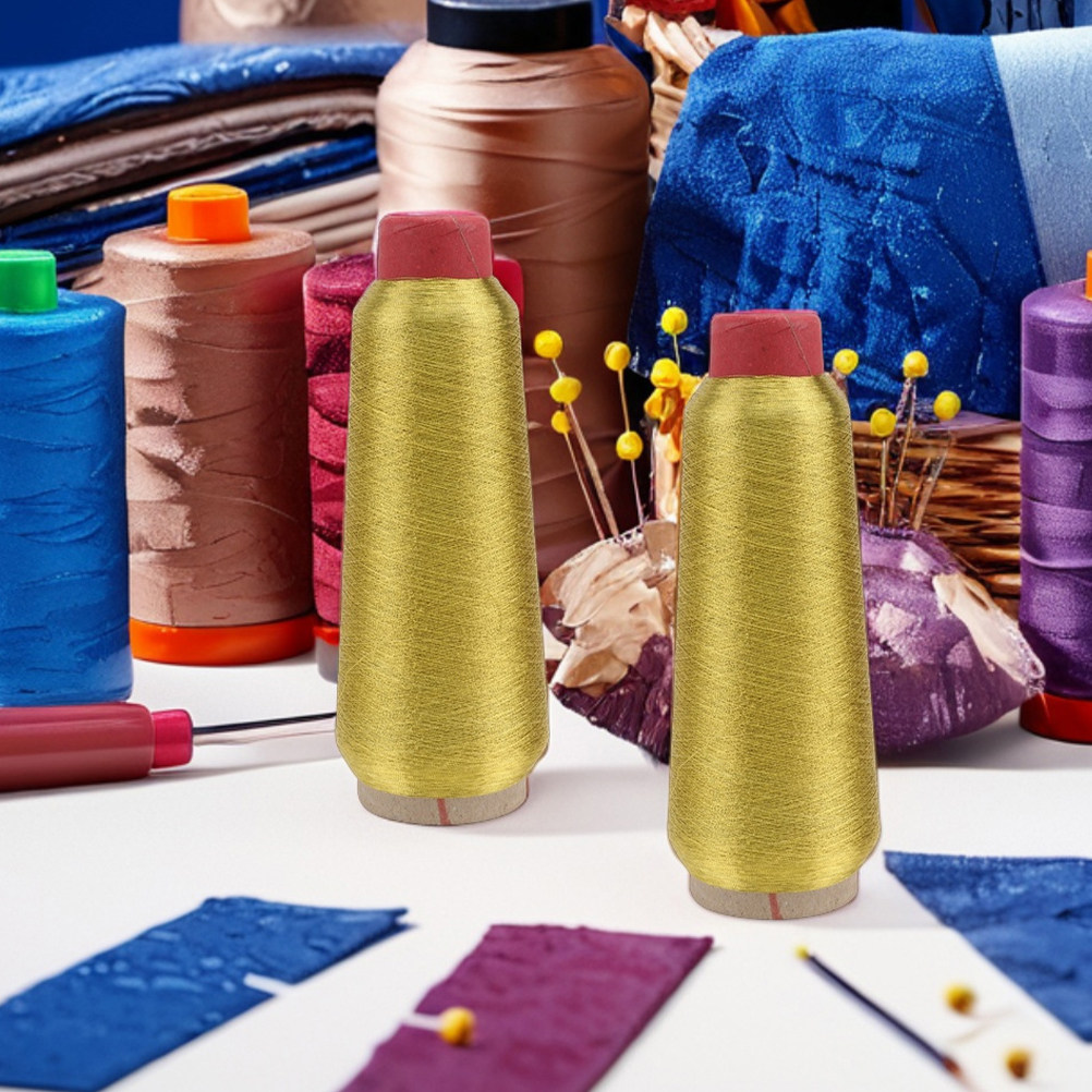 لفتان من خيوط الخياطة المعدنية - مراجعة Embroidery Craft وسعره