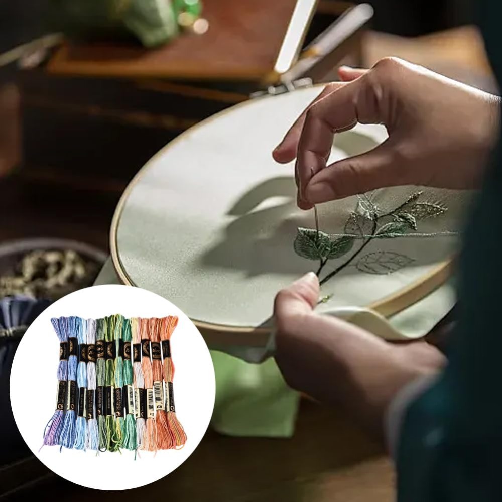 12 خيطًا، 105 ياردة، خيط تطريز - مراجعة Embroidery Embellishments وسعره