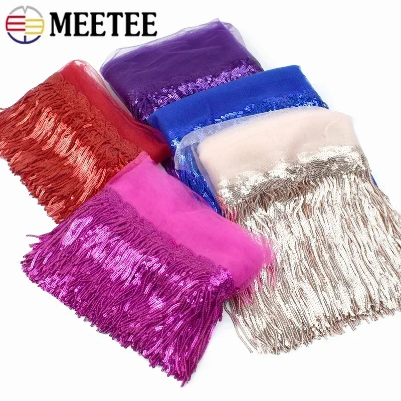تطريز الترتر شرابة شرابة دانتي - مراجعة Beaded Trim Fringe وسعره