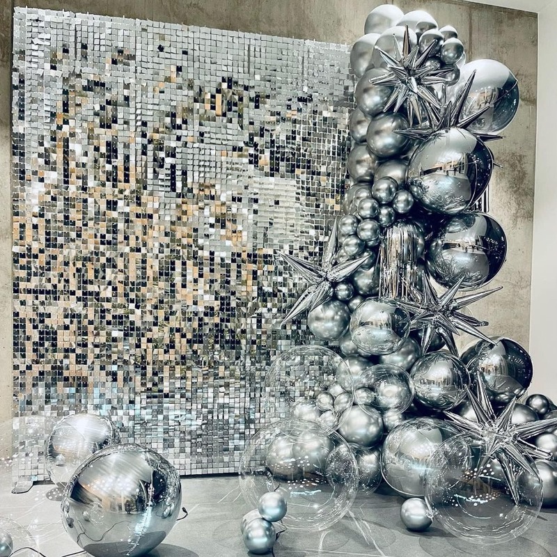 12/16/18/24 قطعة من خلفيات الج - مراجعة Sequin Fabric Panel وسعره
