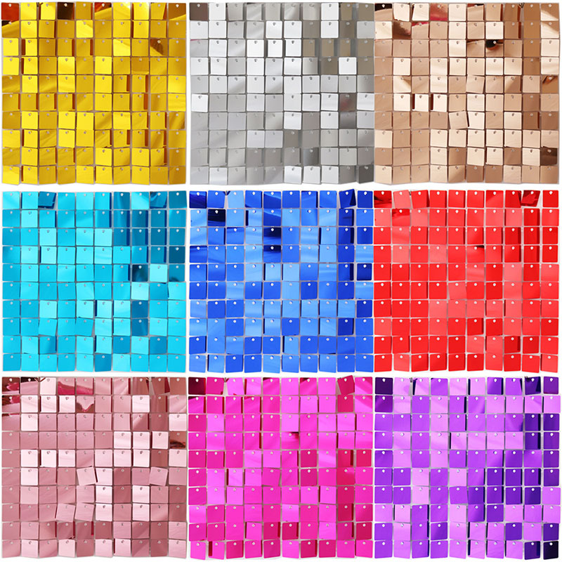 6-27 قطعة من ألواح الجدران الل - مراجعة Sequin Fabric Panel وسعره
