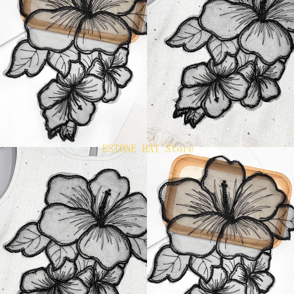 49MF بقع الخياطة الأزهار أنيقة - مراجعة Applique Patch Flower وسعره