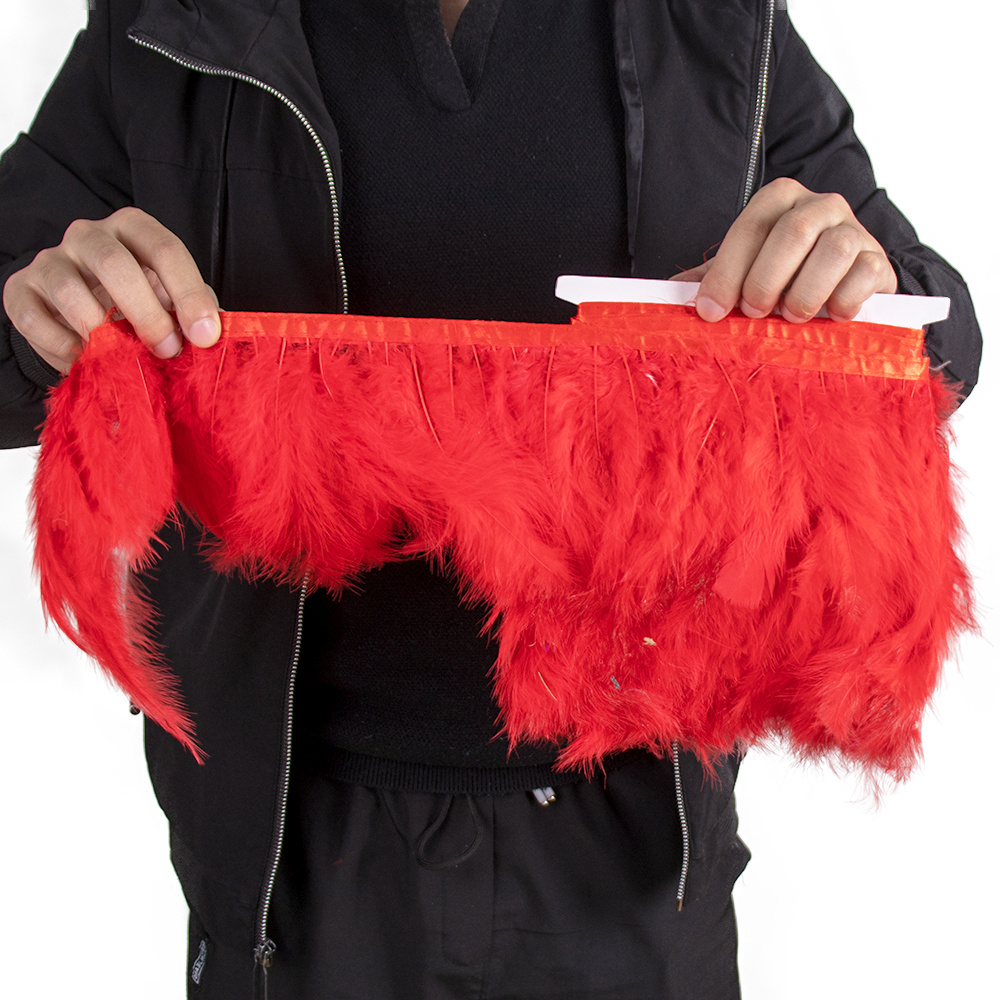 منفوش تركيا مارابو الريش الشري - مراجعة Feather Trim Marabou وسعره