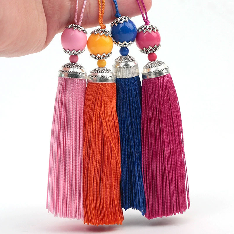 1/3/5 قطعة شرابة الحرير هامش ف - مراجعة Beaded Trim Fringe وسعره