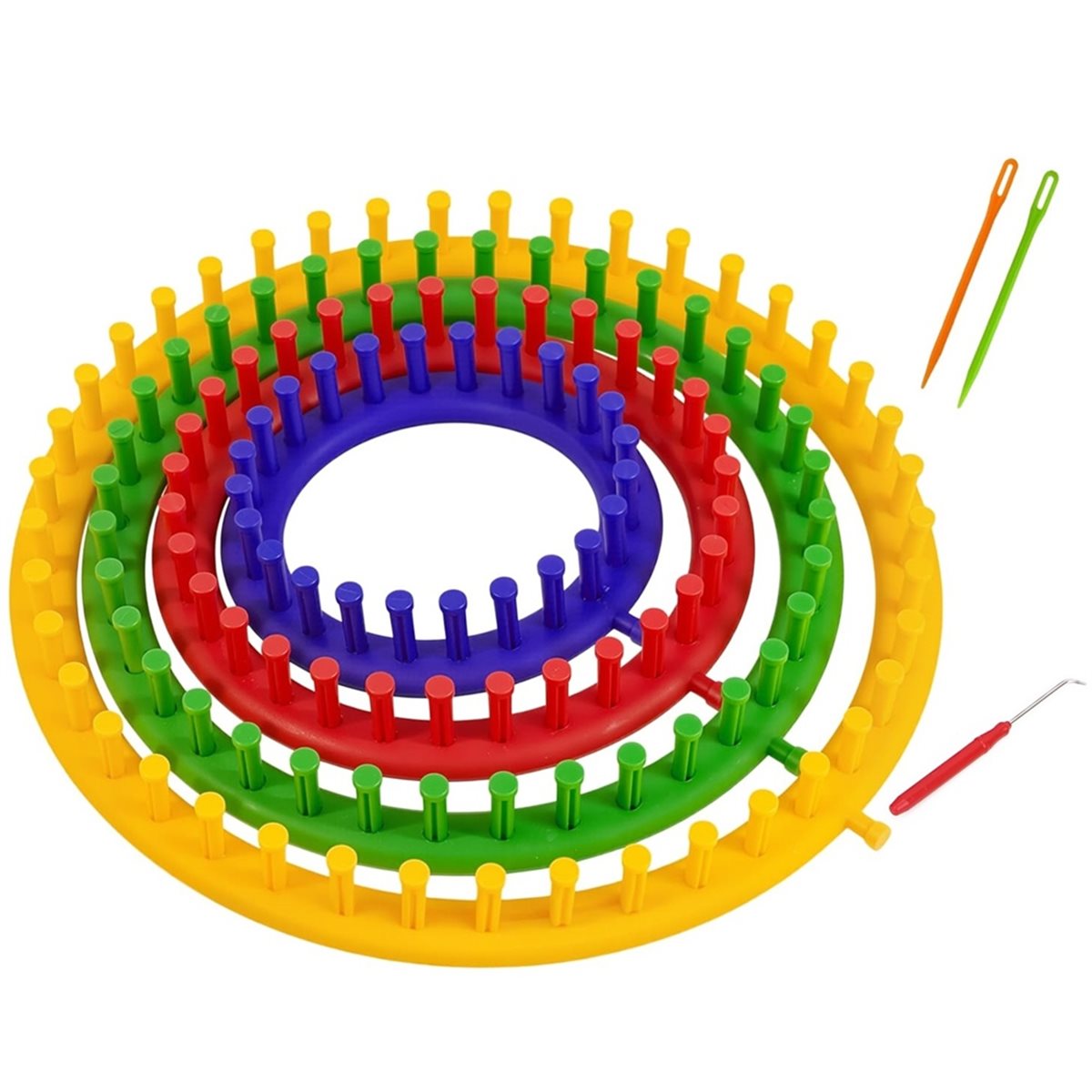 طقم حياكة خفيف الوزن مع أداة ص - مراجعة Pom Pom Maker Tool وسعره