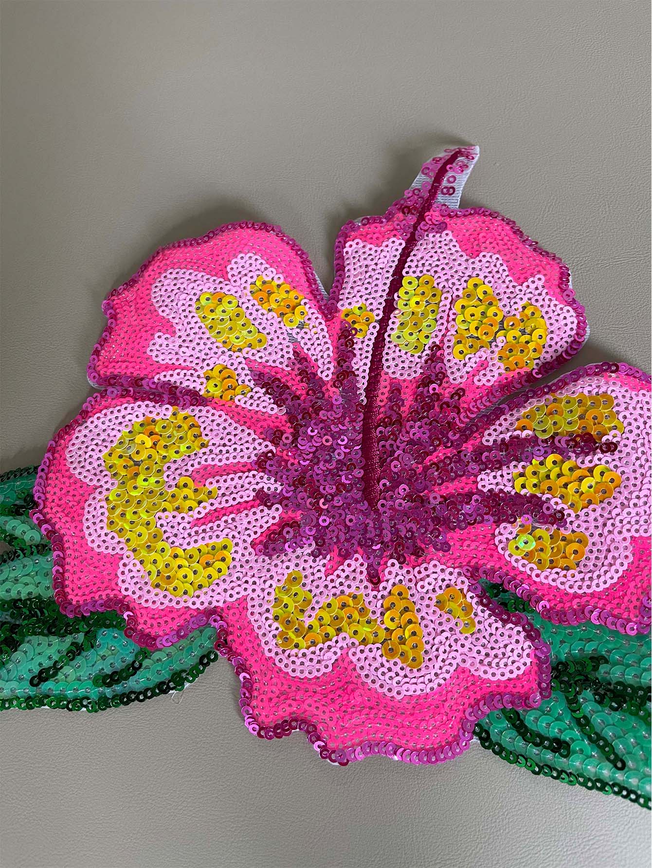 1 قطعة 26 سنتيمتر الساطع الورد - مراجعة Applique Patch Flower وسعره