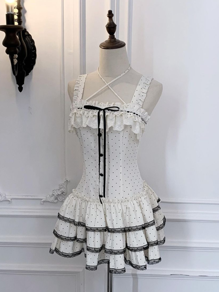 فستان كاميسول كوري أنيق بياقة  - مراجعة Elastic Lace Trim وسعره